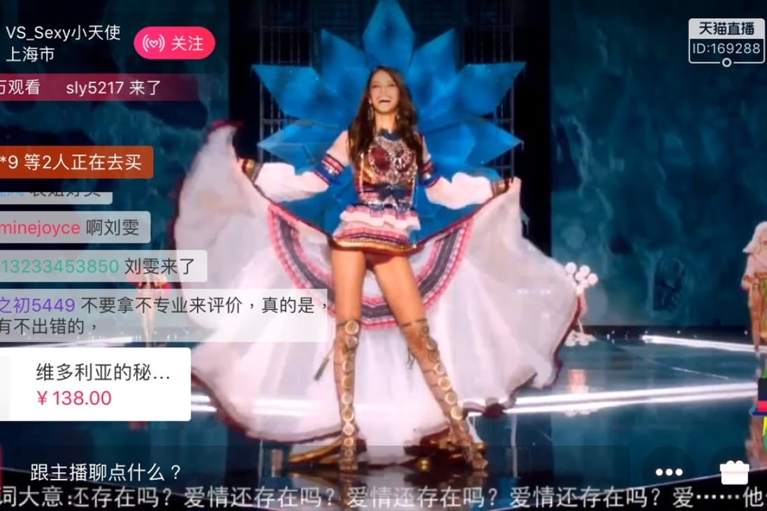 Even Victoria's Secret live-streamed in China recently. Consumers can comment and shop as they watch a show.