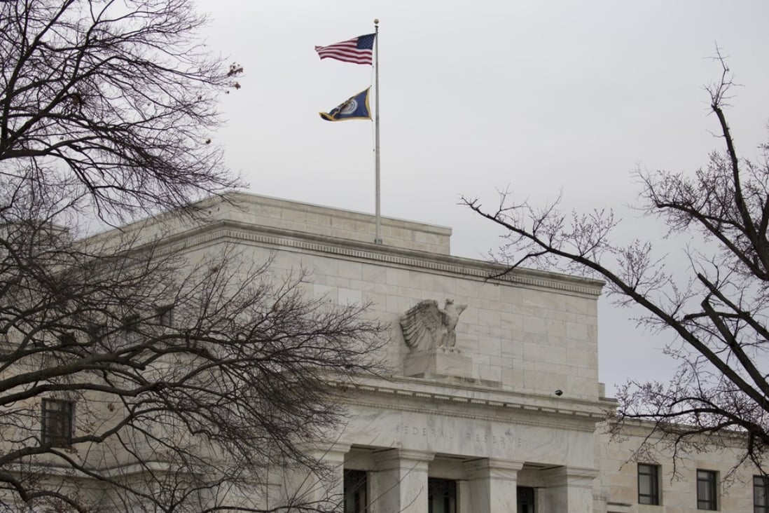 Most analysts forecast that the US Federal Reserve, pictured, will raise interest rates by 25 basis points in each quarter of this year. Photo: Bloomberg