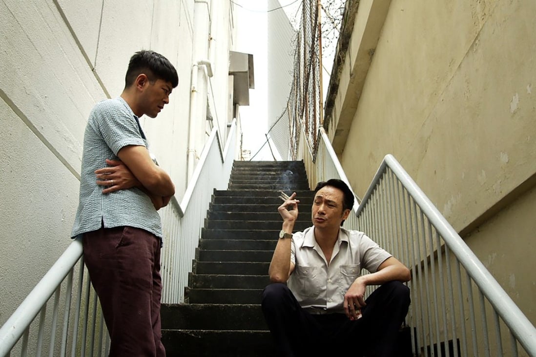 Francis Ng (right) and Louis Koo play father and son in the fantasy drama Shed Skin Papa (category IIA, Cantonese), directed by Roy Szeto.
