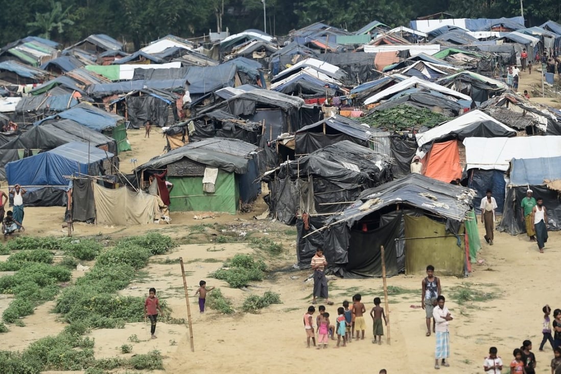 Nearly 700,000 members of Myanmar’s Rohingya community have fled Myanmar for Bangladesh since last August. Photo: AFP