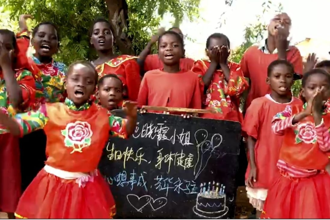 Videos of African children giving personalised birthday greetings – sold on Chinese e-commerce websites – divide opinion | South China Morning Post
