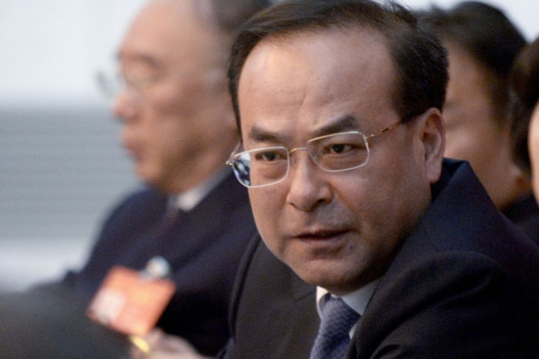 Former Chongqing Communist Party boss Sun Zhengcai has been sentenced to life in prison for bribery. Photo: Reuters