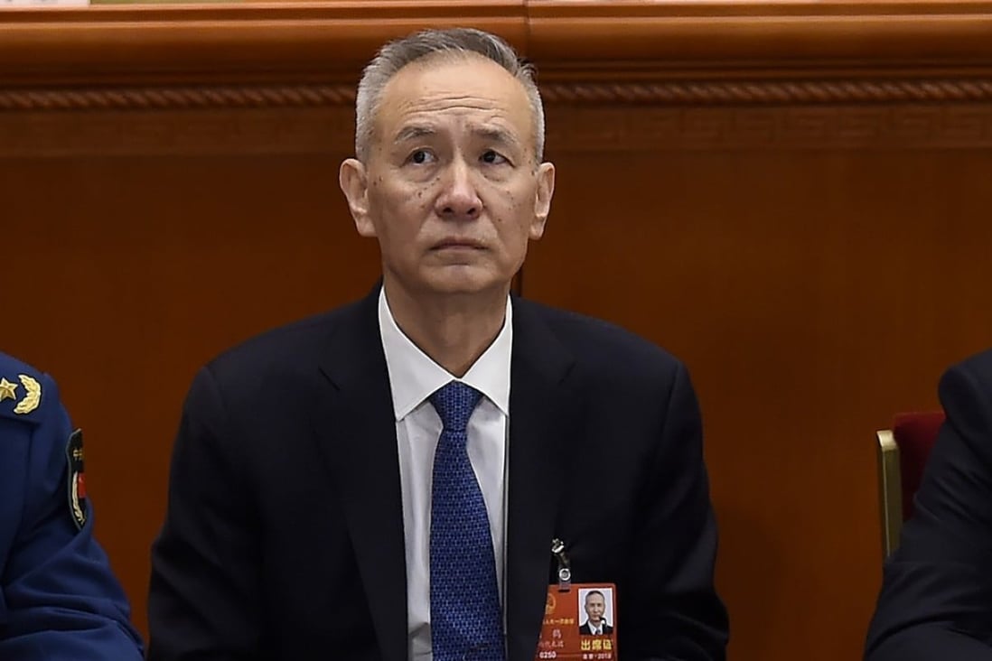 Liu He will lead the Chinese delegation on the visit to Washington, his second in three months. Photo: AFP 