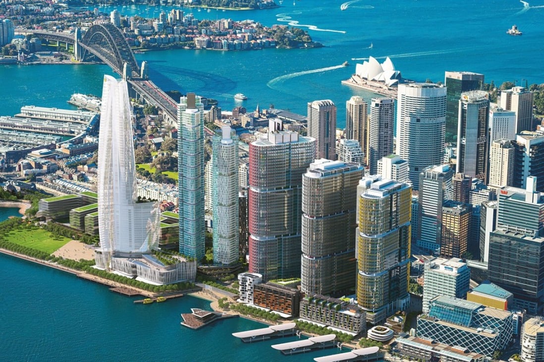 The A$8 billion Barangaroo South precinct on Sydney Harbour, which is filled with fashion and lifestyle stores.
