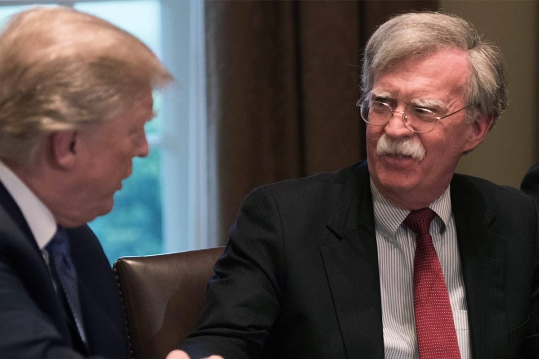 Asked if Trump might seek ‘regime change’ in Iran or make a pre-emptive strike against any Iranian nuclear facility, Bolton replied that Trump ‘makes the decision and the advice that I give him is between us.’ Photo: AFP