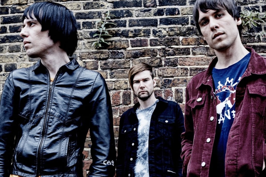 Brothers Gary, Ross and Ryan Jarman make up the British trio The Cribs. They are performing in Hong Kong tonight. Photo: Steve Gullick
