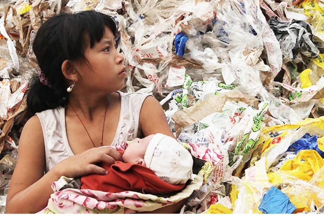 A still from Wang Jiuliang’s heartbreaking documentary Plastic China.