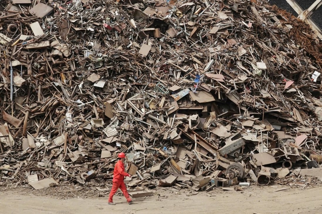 China generated 200 million tonnes of scrap last year. Photo: Reuters