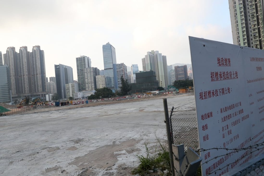 The Kai Tak site for which Rem Koolhaas’ company OMA has designed a twin-tower development. Photo: Nora Tam
