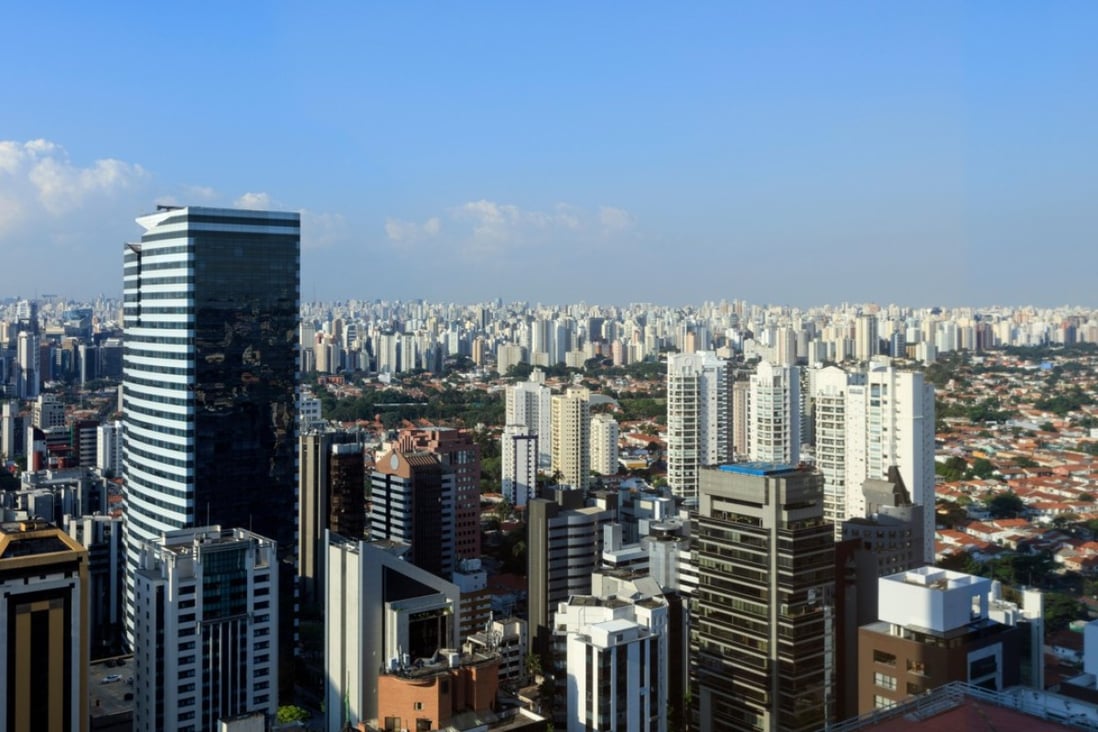 The office property market in Sao Paulo, Latin America’s financial hub, is gathering steam as Brazil exits its worst recession in decades. Photo: SCMP