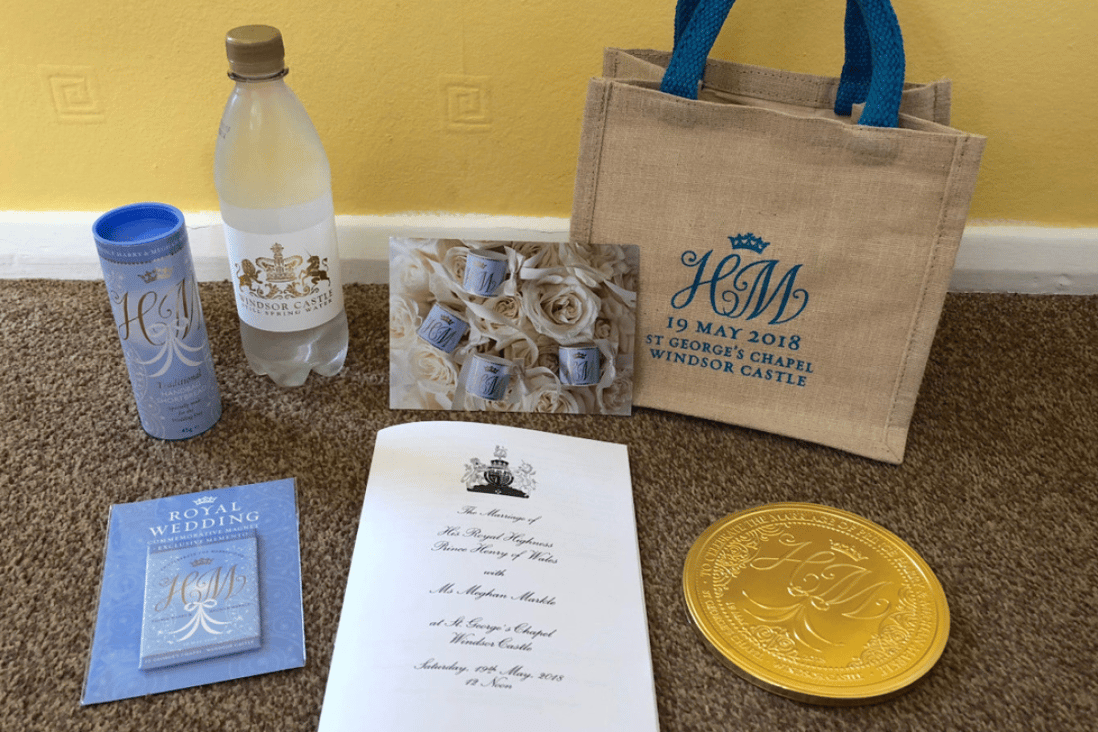 People are selling their royal wedding gift bags on eBay South China