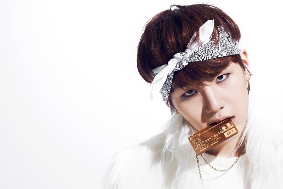 Suga from BTS is the K-pop group’s rapper and most outspoken member.