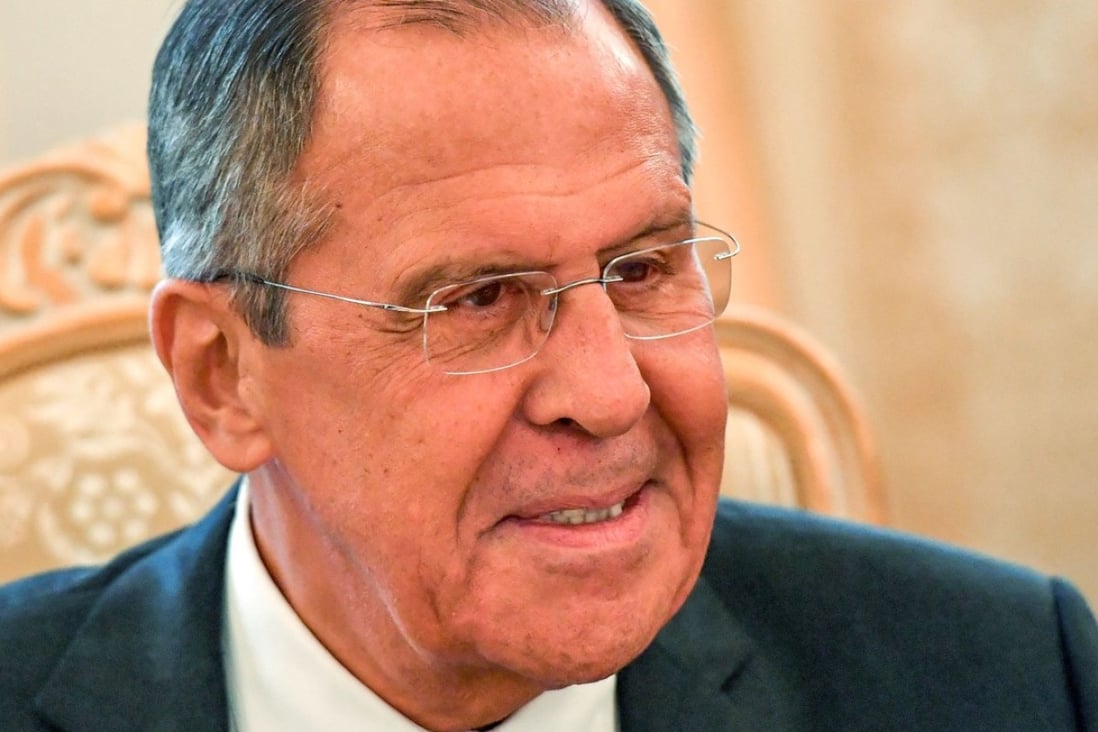 Russian Foreign Minister Sergei Lavrov is seen in Moscow on May 16. Photo: AFP