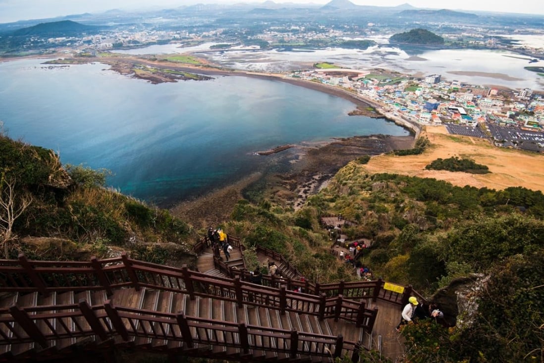 Seongsan Ilchulbong, Jeju Island, South Korea. Picture: Alamy
