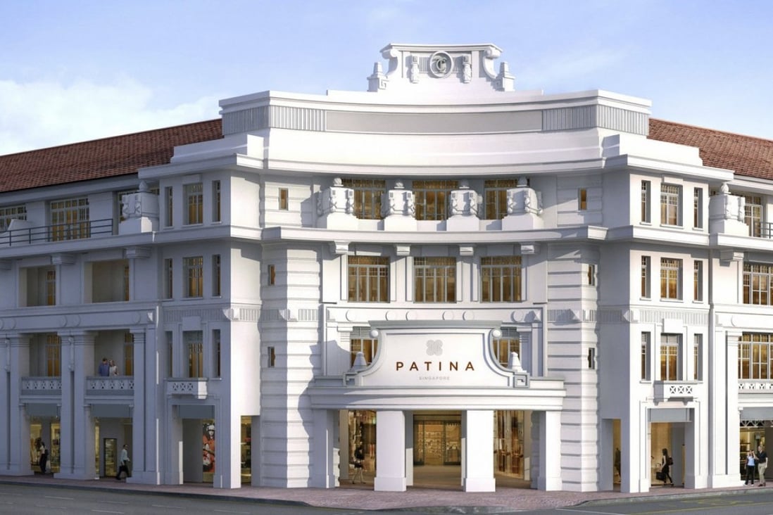 Plans for the Patina Capitol Singapore, which has become the Capitol Kempinski Hotel Singapore.