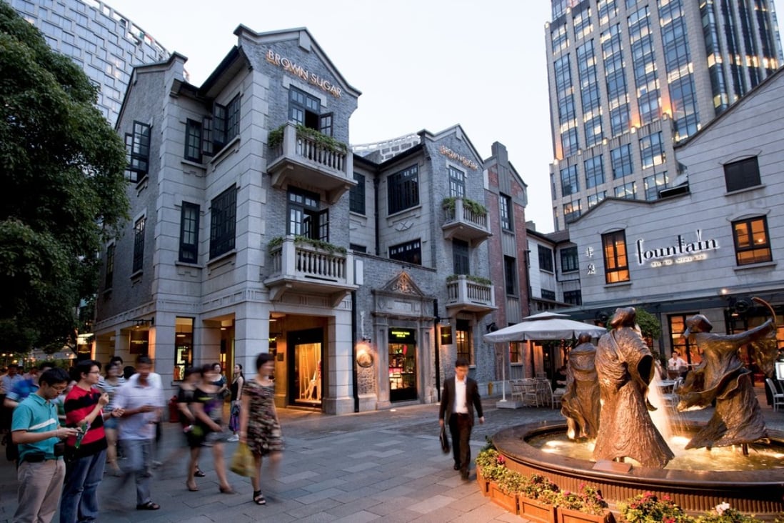 The site, located near the Xintiandi shopping complex, is a rarity as few such plots have gone on sale in Shanghai recently. Photo: Bloomberg