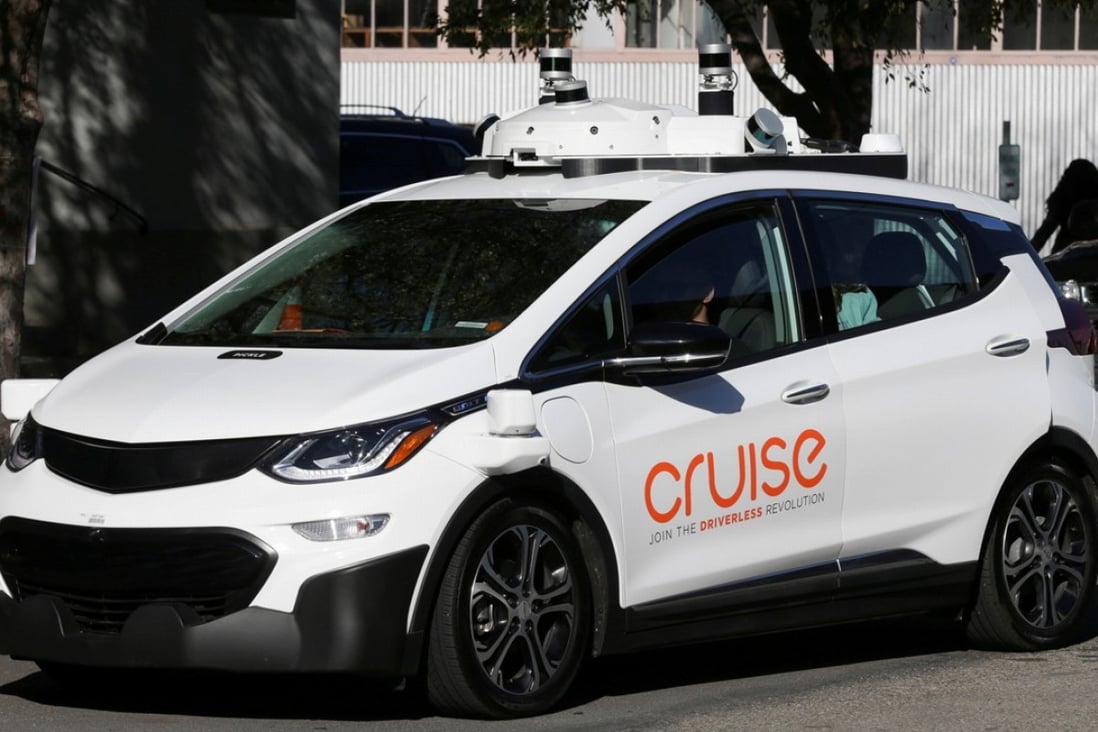 Cruise, the autonomous-car unit of General Motors, has received a US$2.25 billion investment from the SoftBank Vision Fund. Photo: Reuters