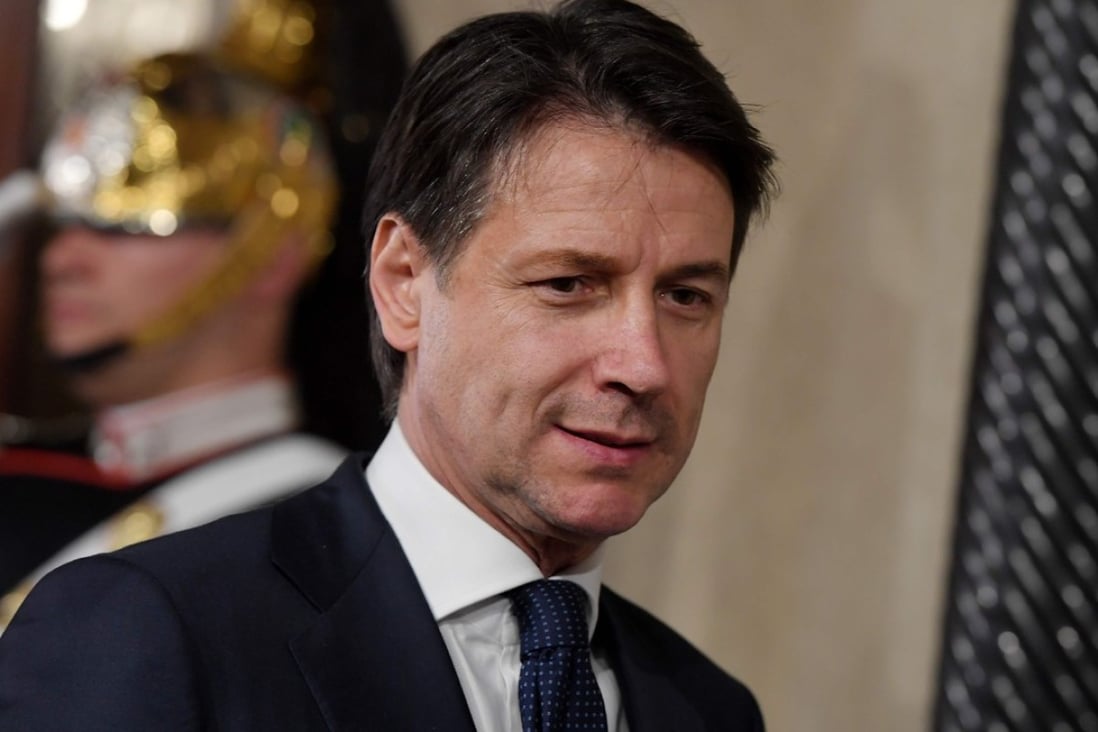 Italy's newly appointed Prime Minister Giuseppe Conte. Photo: AFP