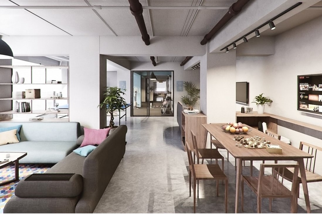 Residents at co-living space Weave on Boundary in Prince Edward, Hong Kong will share common areas to relax in.
