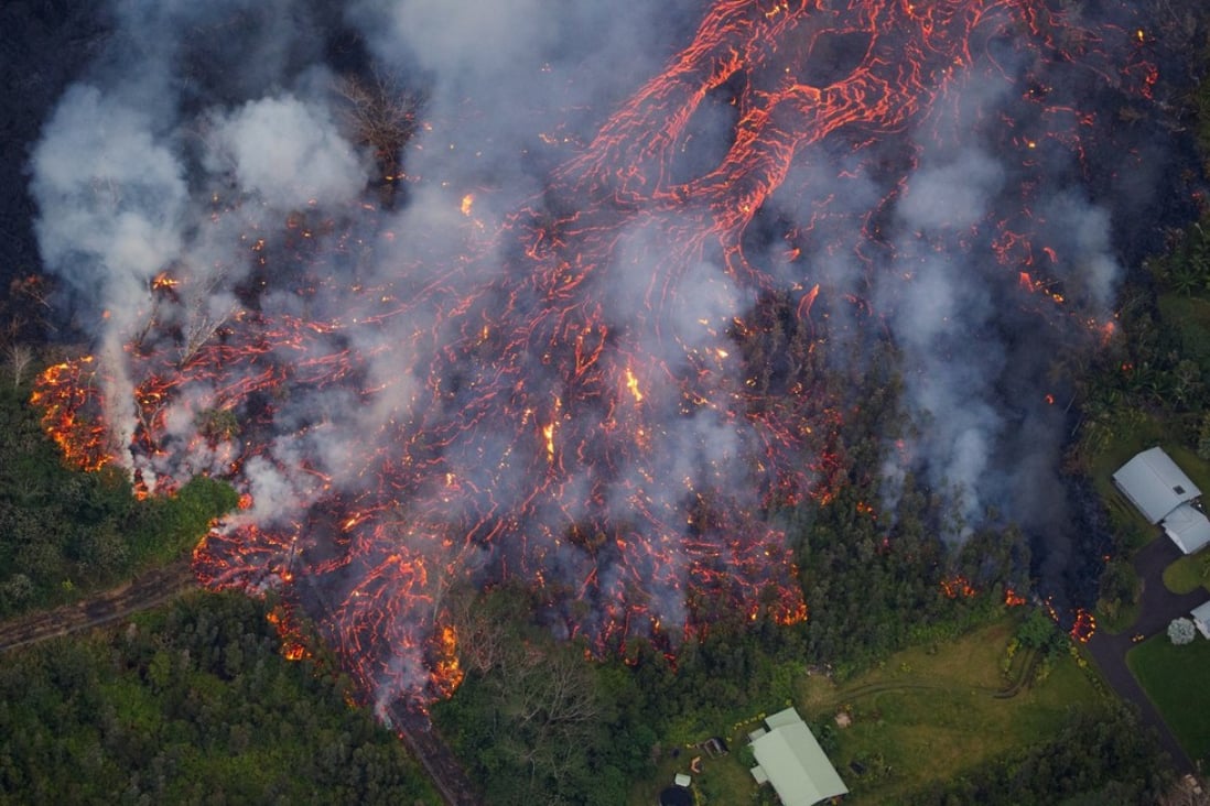Three people trapped by lava at Hawaii’s Kilauea volcano have to be
