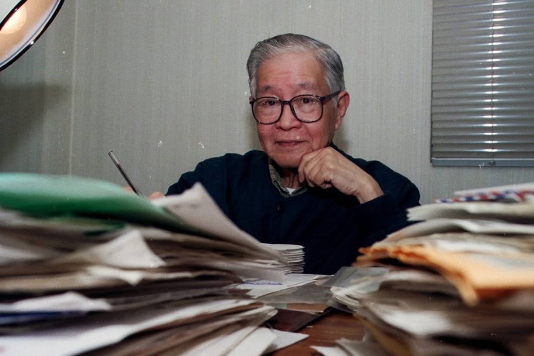 Celebrated novelist Liu Yichang was born in Shanghai but settled in Hong Kong. Photo: SCMP