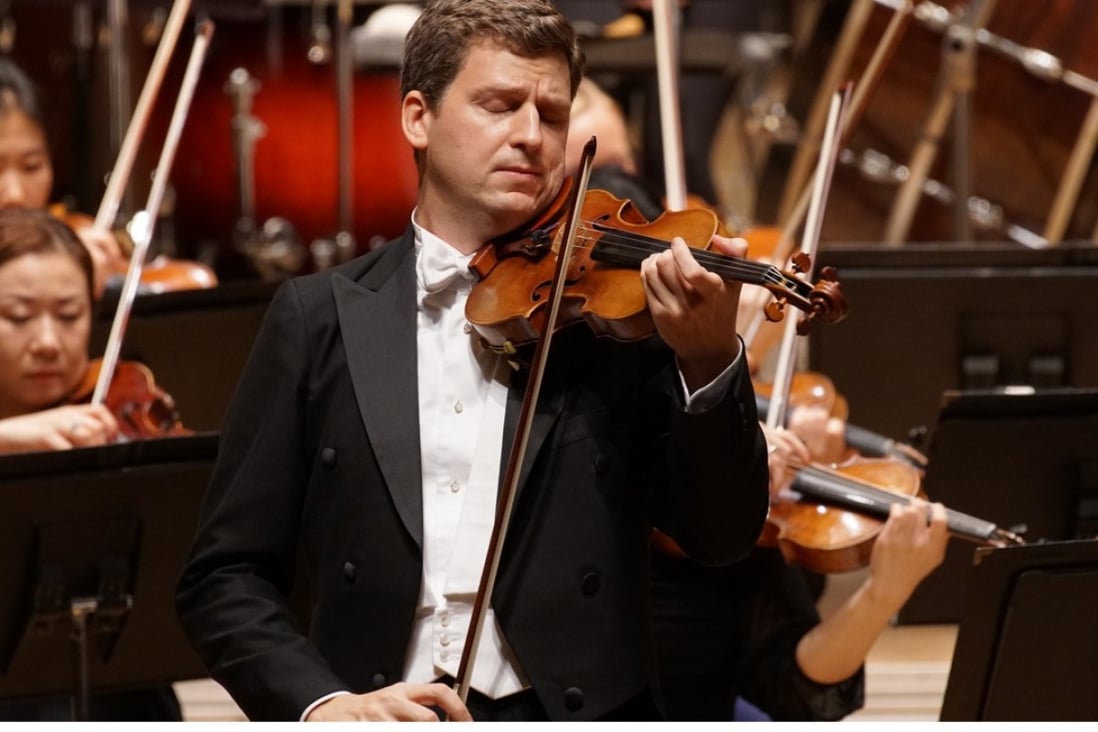 Canadian-born violinist James Ehnes gave a rock-solid rendering in Leonard Bernstein’s Serenade. Photo: Courtesy of Hong Kong Philharmonic Orchestra