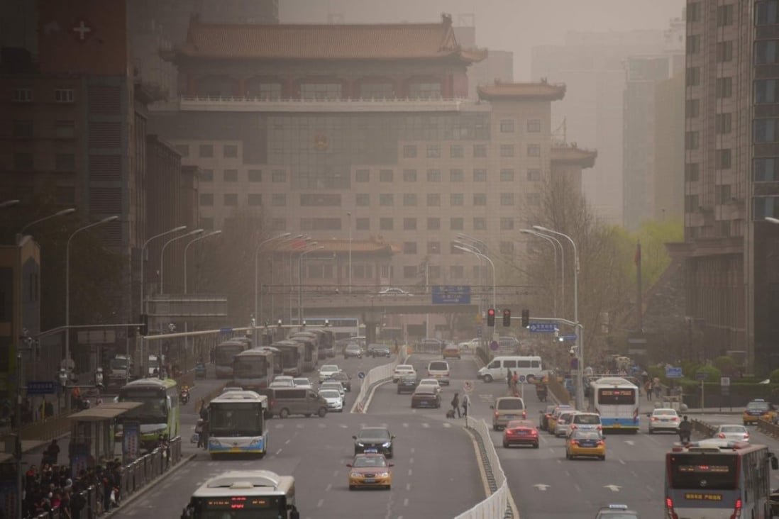 Poor air quality was already being tackled in Beijing, but the Chinese government is increasingly seeking improvements further afield. Photo: AFP