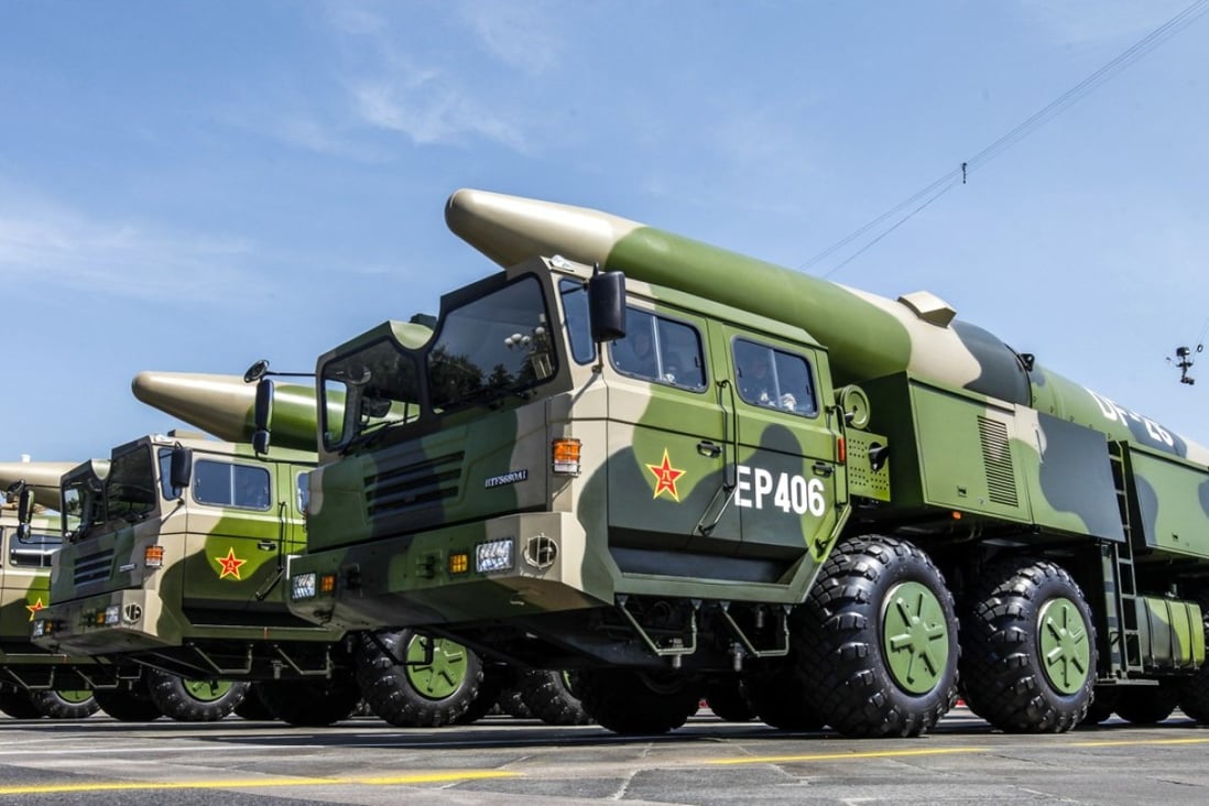 China is pressing ahead with modernising its nuclear weapon delivery systems, including the DF-26 intermediate-range ballistic missile that is fitted with a nuclear warhead. Photo: Xinhua