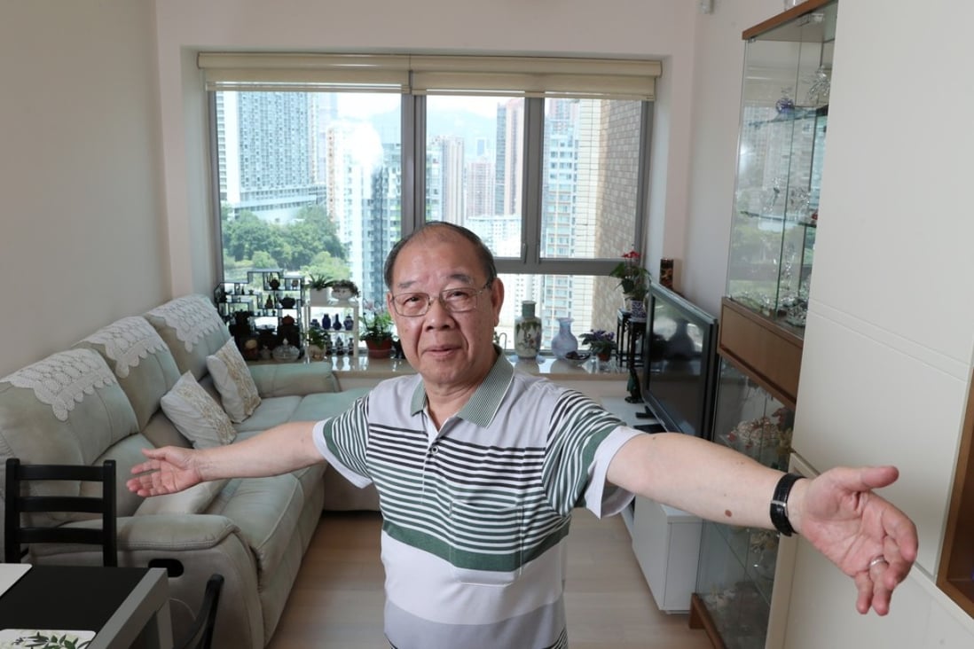 Wilson Yue Hui-kwong took up residence, along with his wife, at The Tanner Hill in North Point in April last year and says he has been happy with the move. Photo: K. Y. Cheng