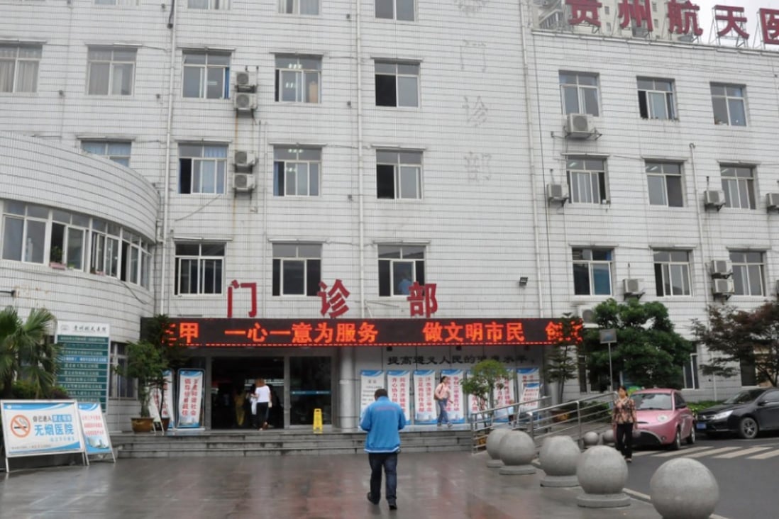 The detained doctors were working at the Guizhou Aerospace Hospital in Zunyi, Guizhou province. Photo: Ce.cn