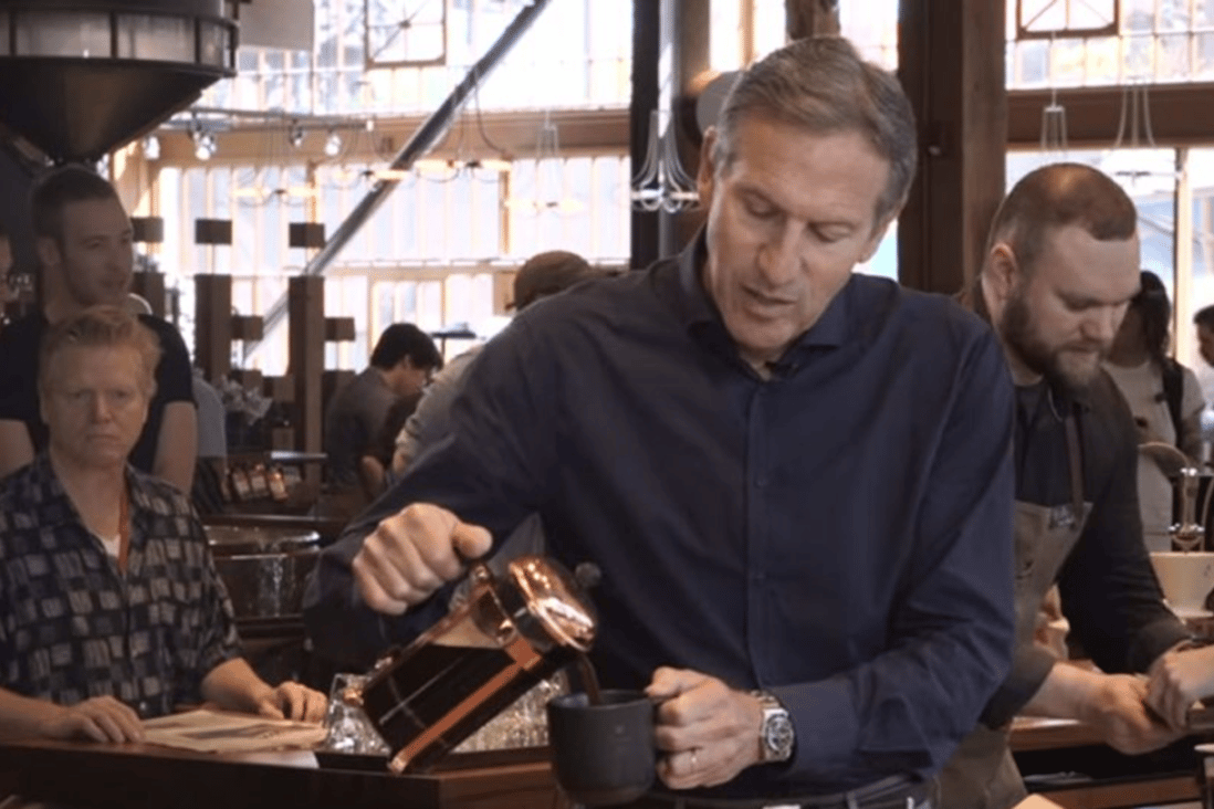 Starbucks outgoing executive chairman Howard Schultz is stepping down from his role at the company he helped turn into a global coffee-selling sensation on June 26, 2018. Photo: YouTube/AARP