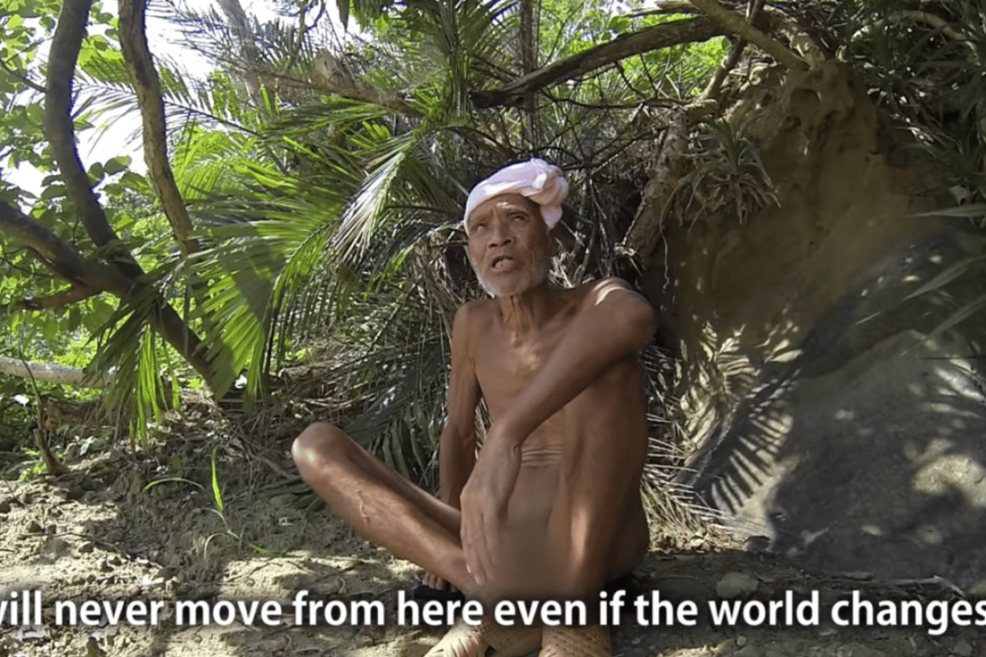 Masafumi Nagasaki was returned to civilisation despite his desire to remain on the remote island where he lived for 29 years. Photo: Docastaway - Desert Island Experiences via YouTube