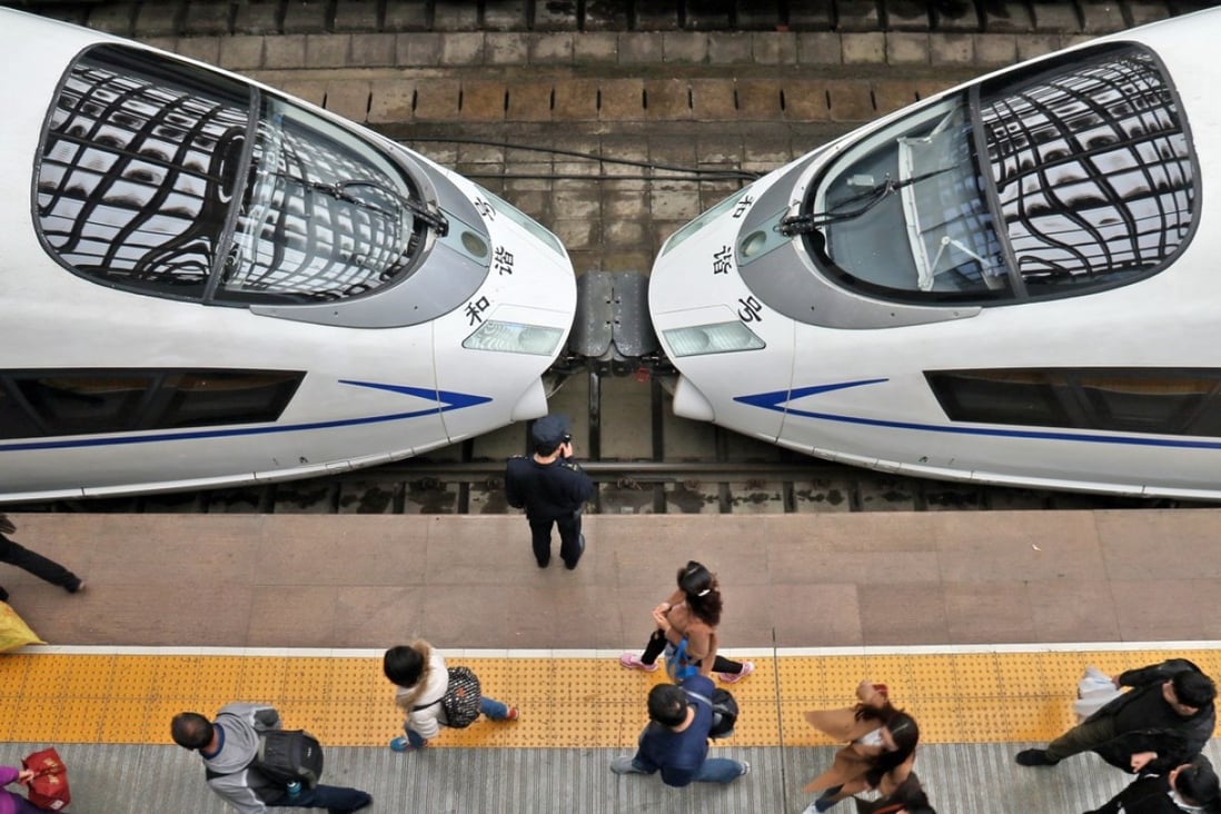 China last year claimed high-speed rail as one of its four new great inventions, even though the technology did not originate in the country. Photo: Xinhua