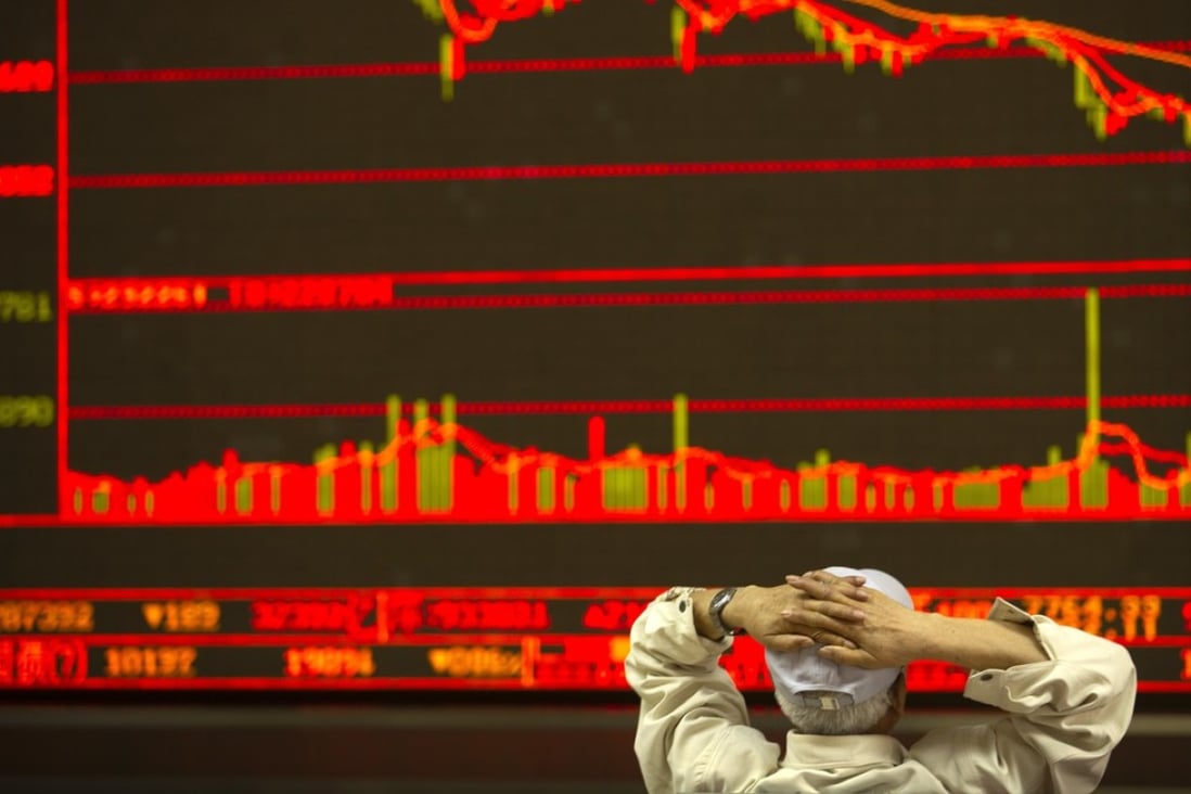 China stocks have been rattled by the escalating trade tension between the US and China, an intensified crackdown on the shadow banking system by Beijing and a wave of bond defaults. Photo: AP