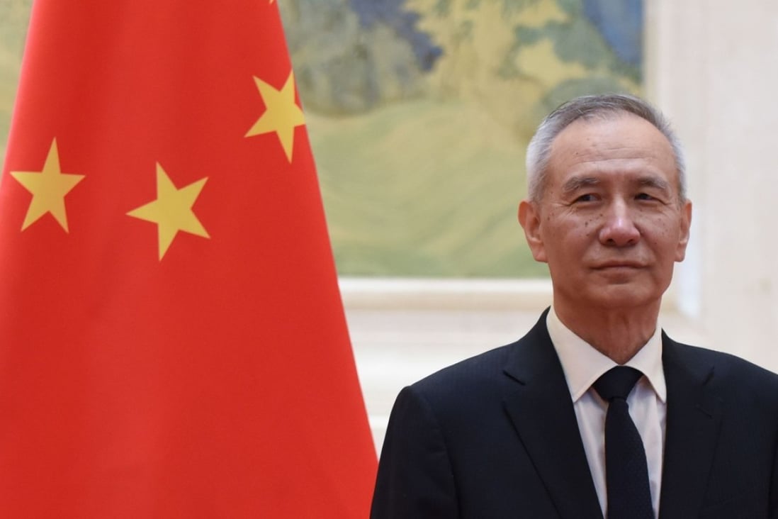 Chinese Vice-Premier Liu He on Monday chaired a meeting of the country’s top team responsible for managing and containing financial and economic risk. Photo: AFP