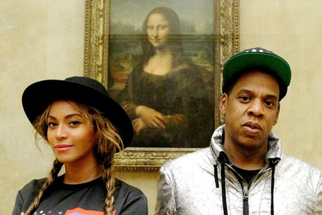 Beyoncé and Jay Z at the Louvre. Photo: courtesy of Beyonce.com