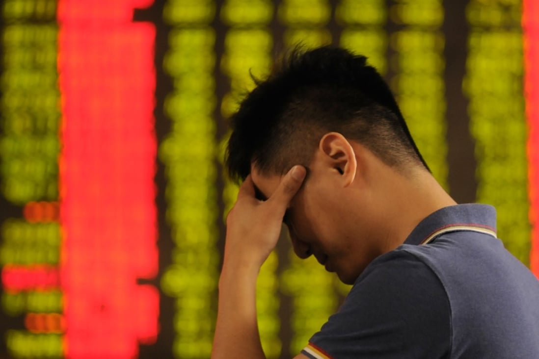 Chinese technology shares slumped one day before US tariffs on some 800 Chinese products are set to go into effect. Photo: Xinhua