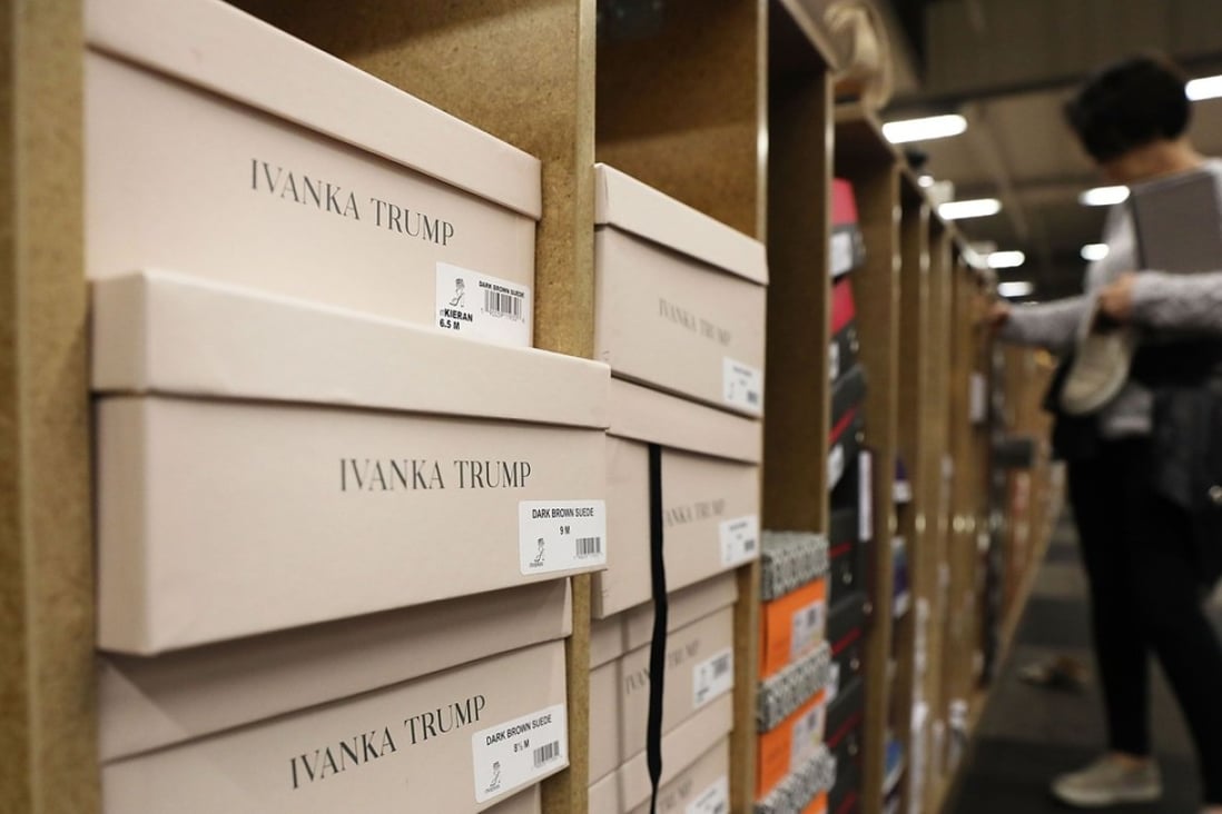 Manufacturers in China are continuing to take orders for the Ivanka Trump brand. Photo: AFP