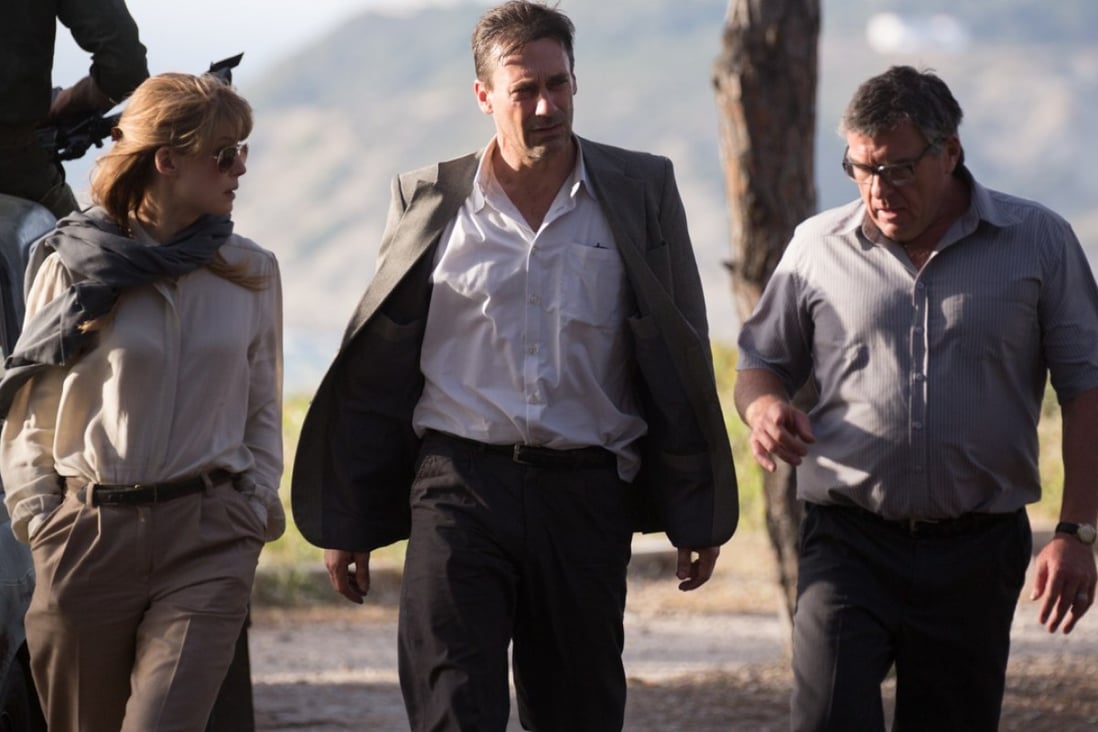 Rosamund Pike, Jon Hamm and Dean Norris in a scene from Beirut (category IIB; English, Arabic), directed by Brad Anderson. Photo: Sife Eddine El Amine