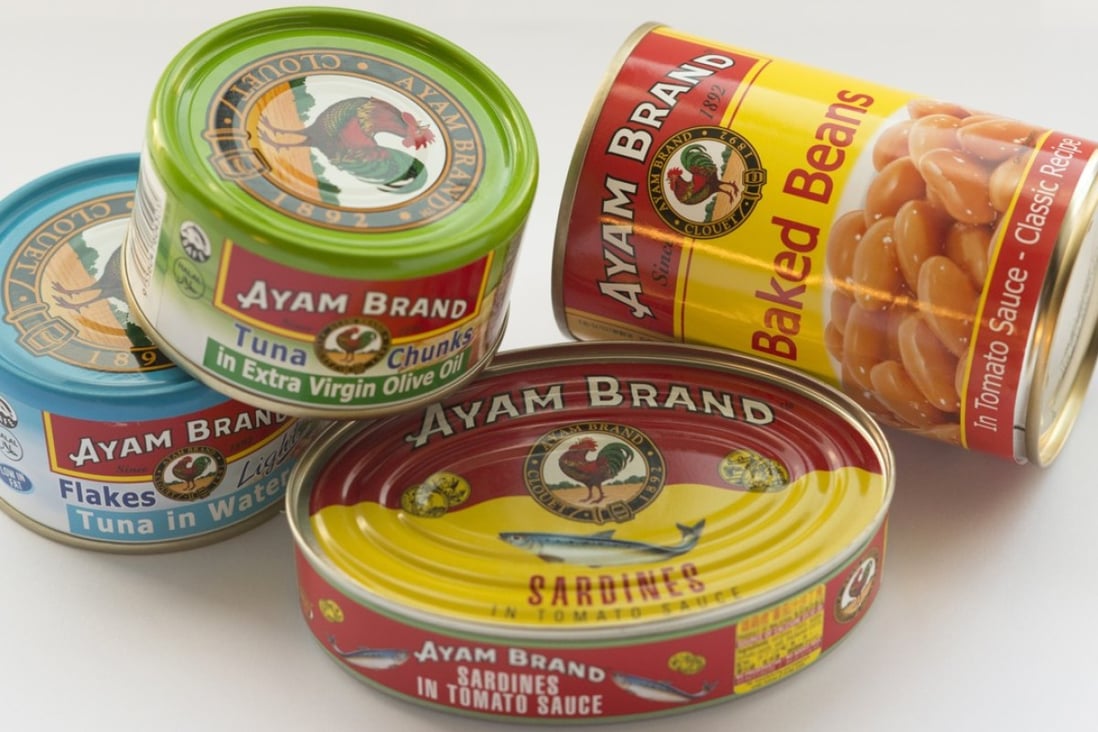 Ayam Brand canned products can be found sold in shops today all over the world. Photo: Antony Dickson