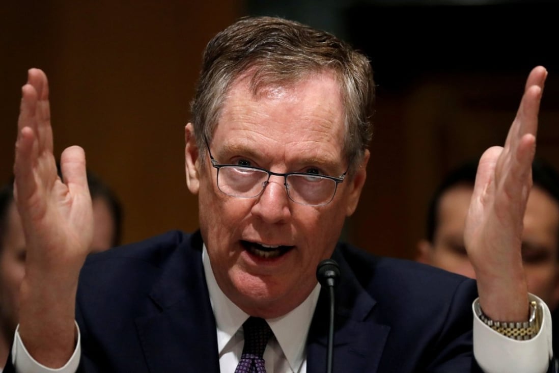 The office of US Trade Representative Robert Lighthizer (seen on March 22) is placing new tariffs on China, heating up the trade war between the two countries. Photo: Reuters