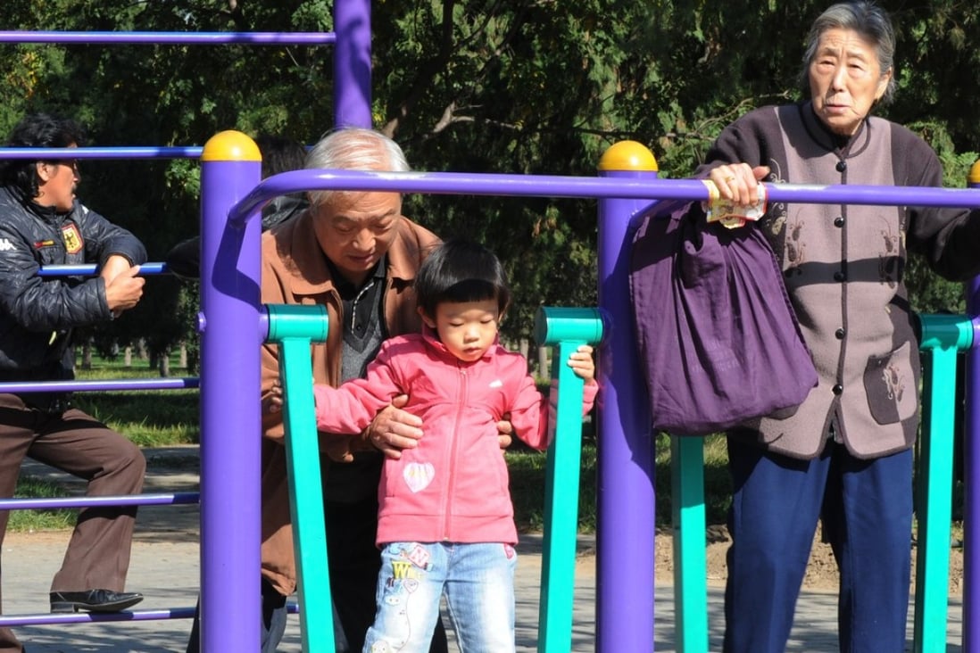 China is facing huge challenges with its new births in decline and a quarter of the population expected to be aged over 60 by 2030. Photo: AFP