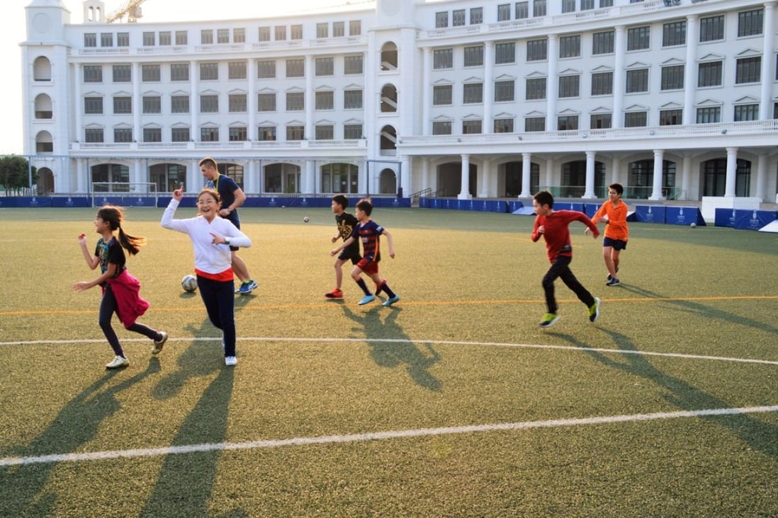 Just over half of international schools in Hong Kong, such as Harrow International School, require parents to stump up non-refundable capital levies and debentures to score their children a place. Photo: Anglo Academy