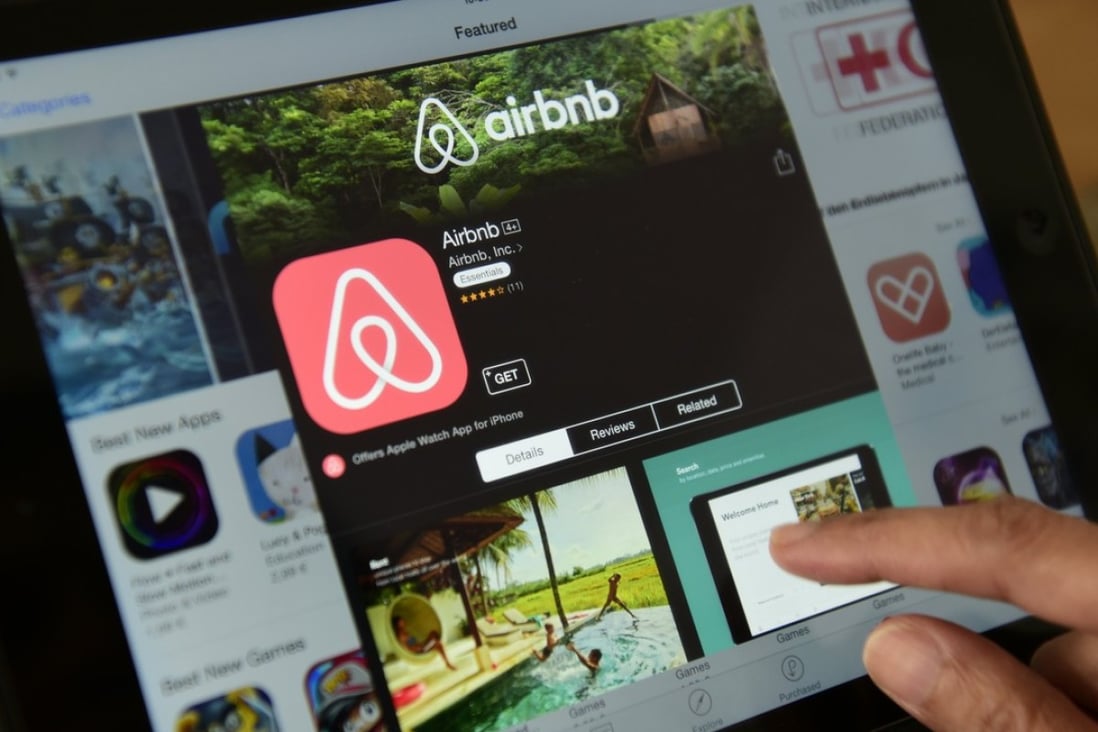 Last year about 450,000 visitors used Airbnb to secure accommodation in Hong Kong, which generated HK$2.6 billion in economic activity, the company said. Photo: AFP