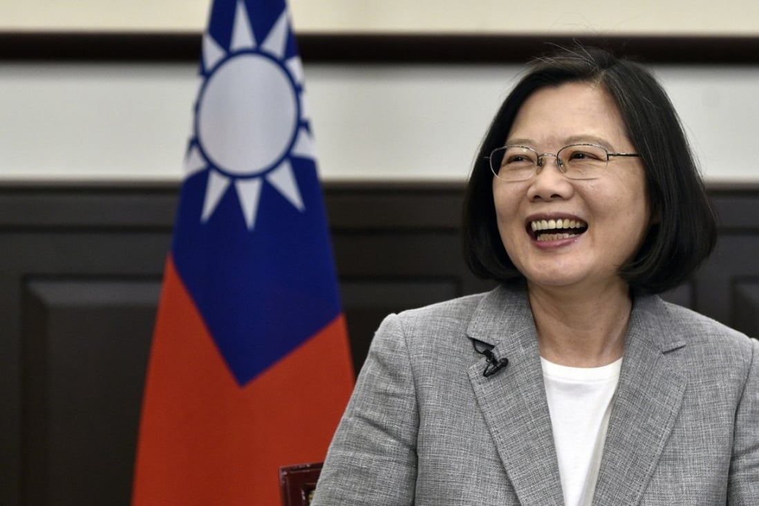 Some residents say Taiwan's President Tsai Ing-wen has hurt the island’s economy. Photo: AFP