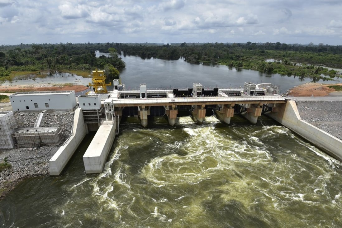 The Soubre hydroelectric dam, which was built by China to reduce the energy deficit in the Ivory Coast. China’s engagement with Africa has accelerated over the decades. Photo: AFP
