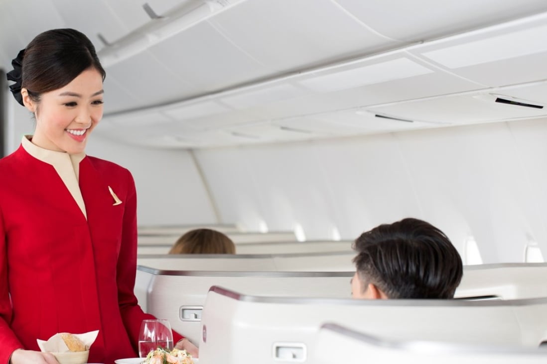 Cathay’s new hospitality led concept will see cabin crew take orders for the à la carte menu.