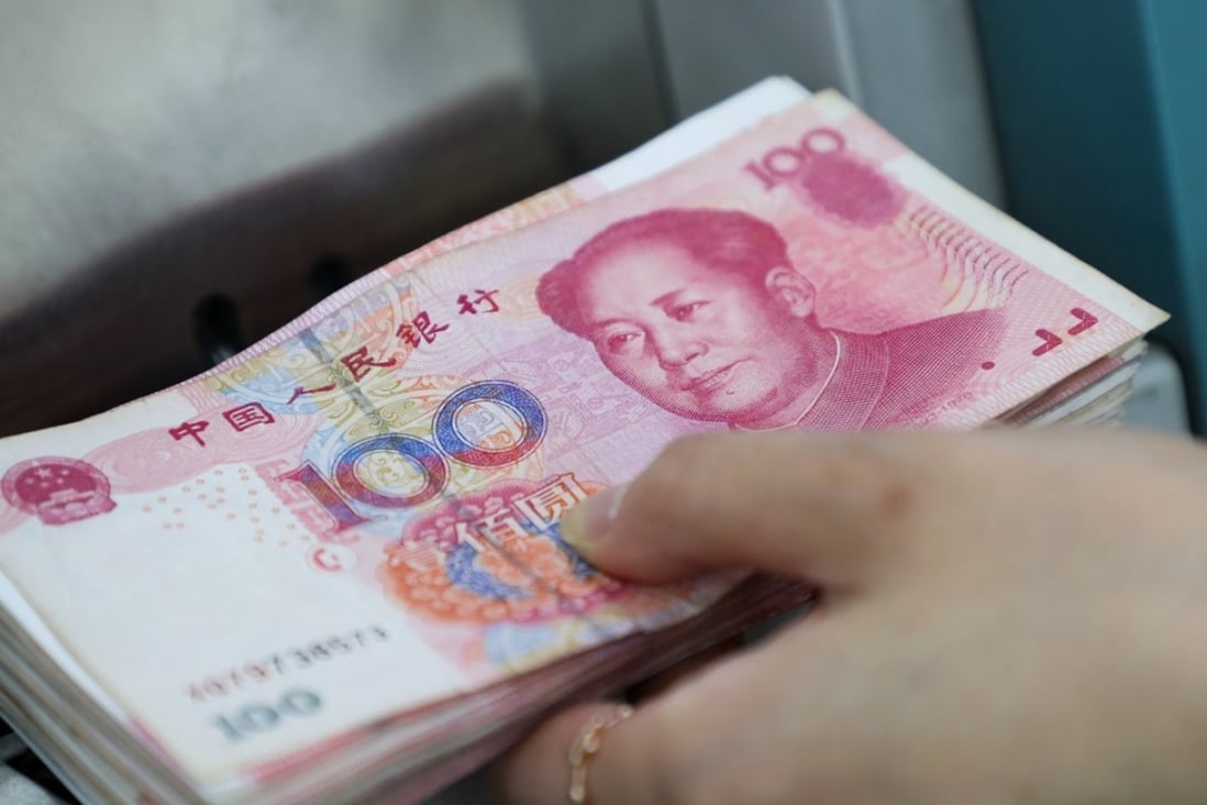 The Chinese yuan falls to a 13-month on Tuesday. Photo: Bloomberg