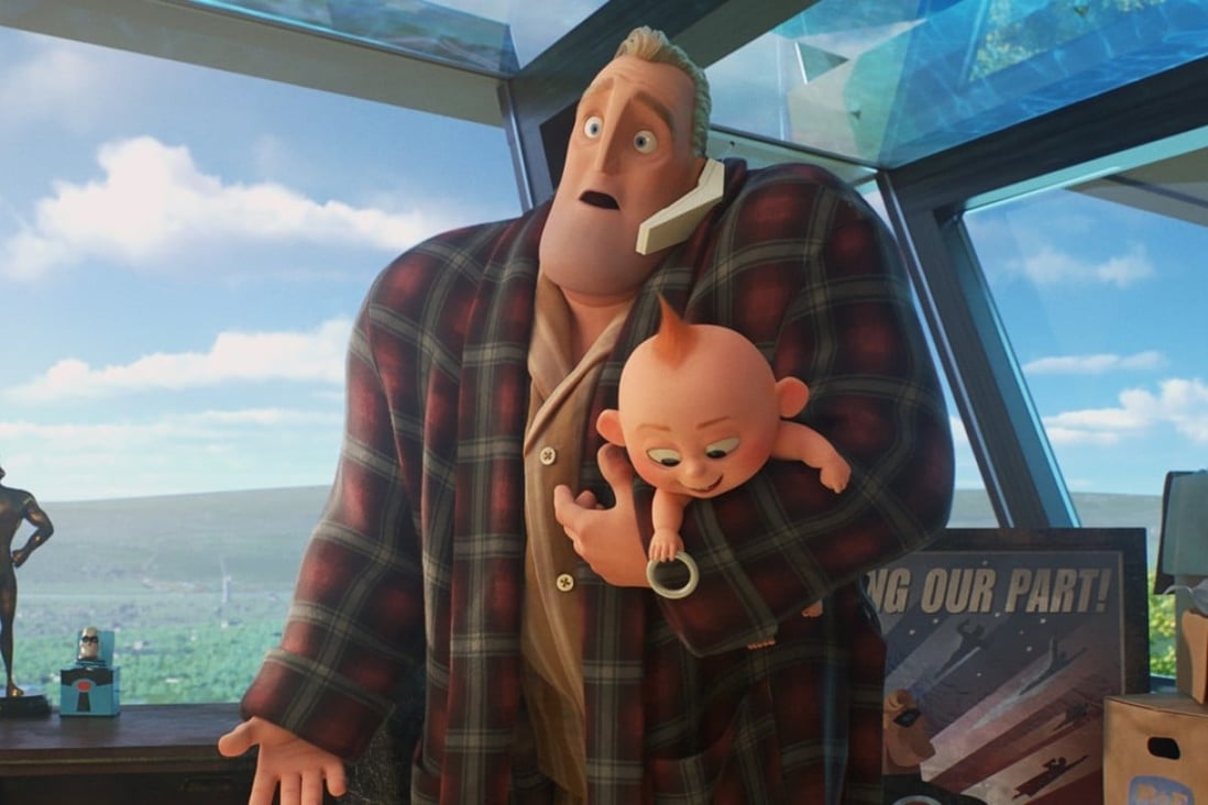 A still from Incredibles 2, Pixar’s sequel to its 2004 superhero comedy. Photo: Pixar