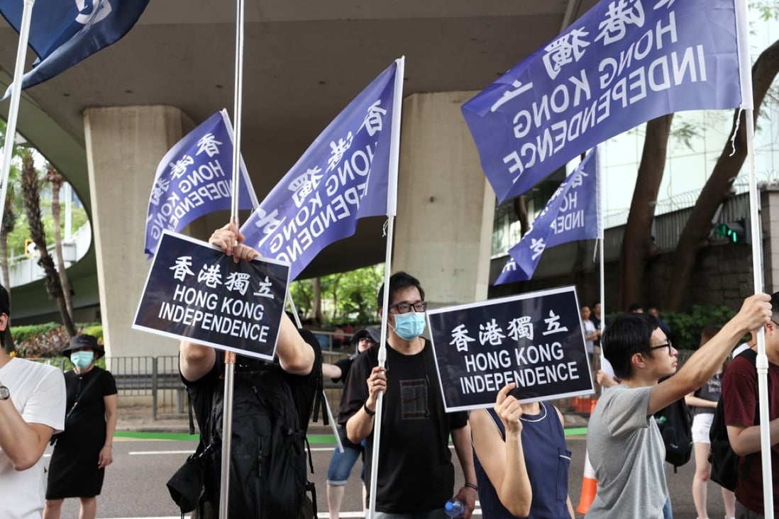 People are free to support any political groups in Hong Kong. Photo: Winson Wong